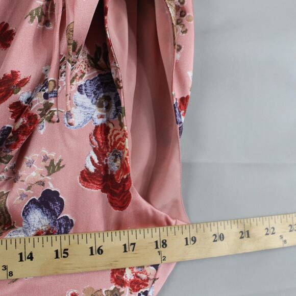 Cinq a Sept Dress Womens 14 Martine Floral Ruffled Maxi Boho Coquette Romantic - Picture 14 of 16